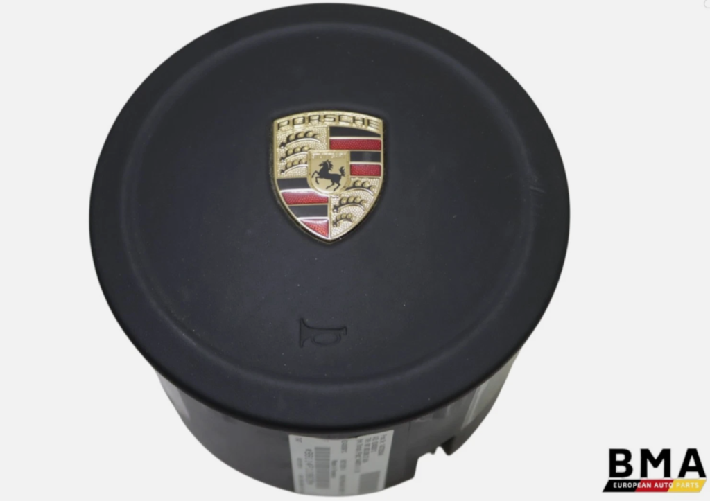 Porsche 981 Cayman GTS Front Leather Steering Wheel Protection Airbag 2015 OEM